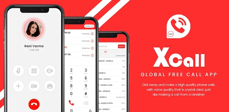 XCall - Global Call App screenshots