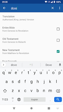 Dove Bible screenshots