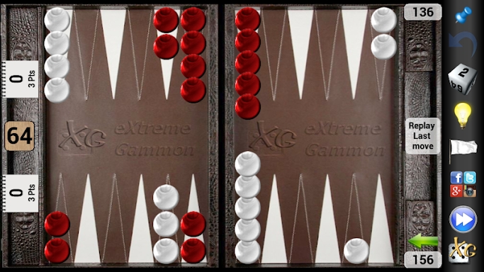XG Mobile Backgammon screenshots