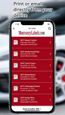 Monroney Labels VIN Decoder screenshots