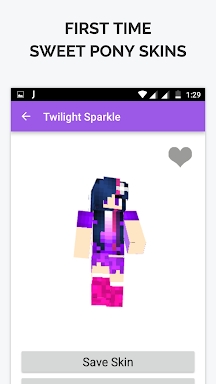 Sweet Pony Skin for Minecraft screenshots