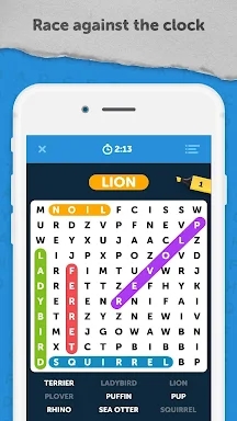 Infinite Word Search Puzzles screenshots