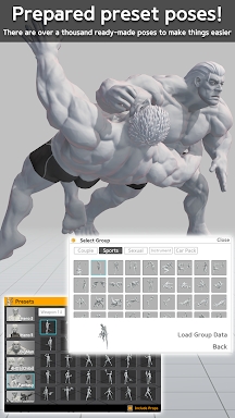 Easy Pose - 3D pose making app screenshots