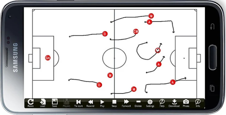 Soccer Play Designer and Coach Tactic Board screenshots