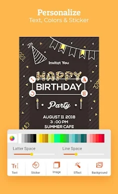 Birthday Invitation Maker screenshots