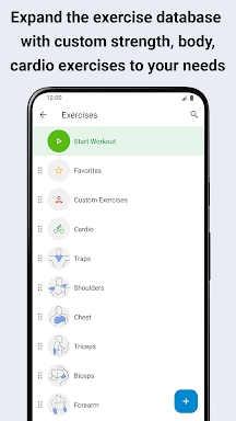 Workout Tracker & Gym Plan Log screenshots