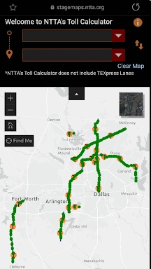NTTA Tollmate® screenshots