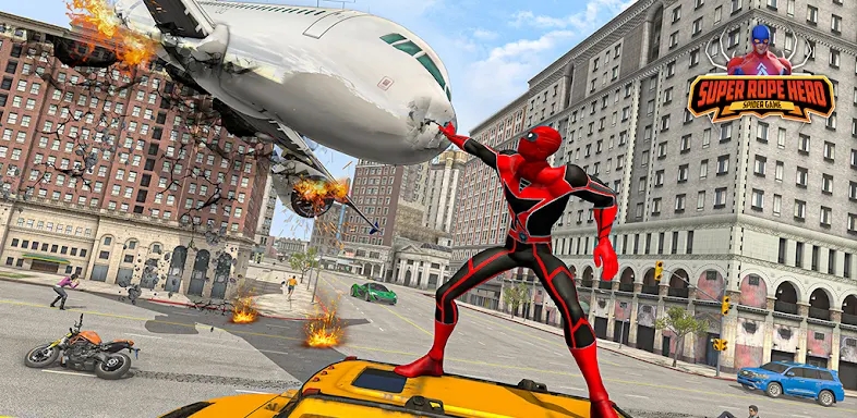 Spider Rope Games - Crime Hero screenshots