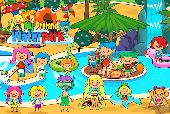 My Pretend Summer Waterpark screenshots