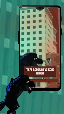 MCPE Godzilla vs Kong Addon screenshots