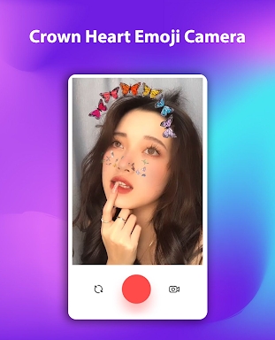 Crown Heart Emoji Camera screenshots