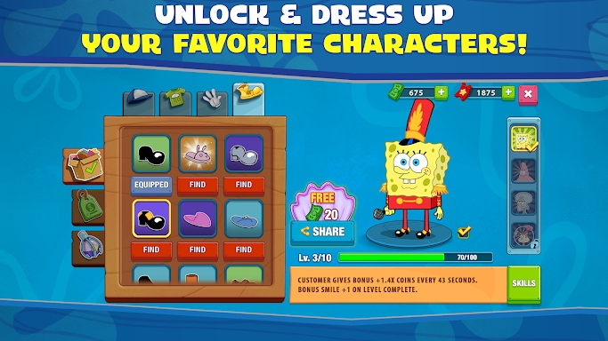 SpongeBob: Krusty Cook-Off screenshots