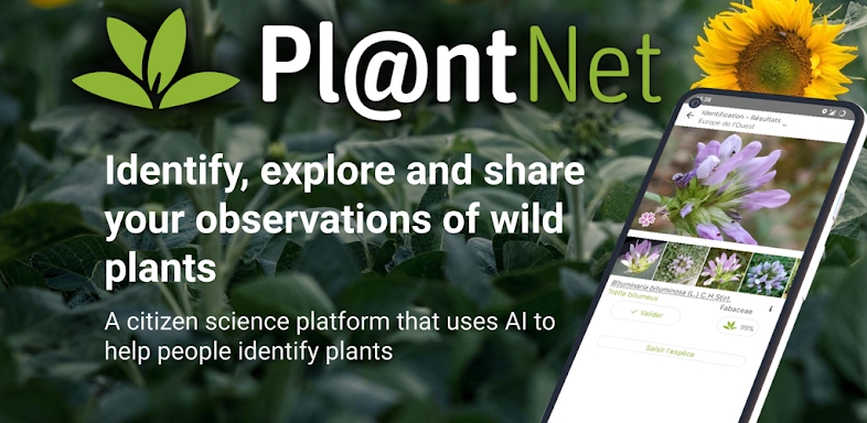 PlantNet Plant Identification screenshots