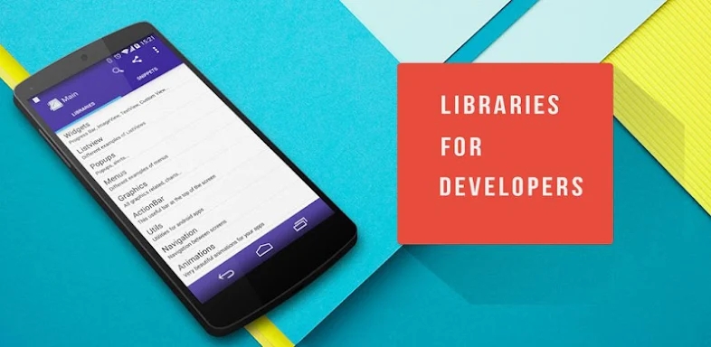 Libraries for developers screenshots
