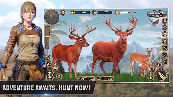 Jungle Deer Hunting Games 3D screenshots