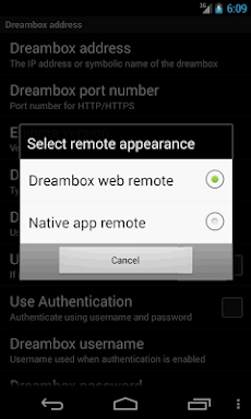 Dreambox Remote Control screenshots