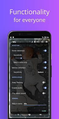 Simple Nanny - Baby Monitor screenshots