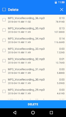 MP3 Voice Recorder screenshots