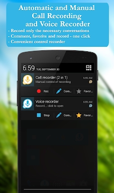 Call recorder: CallRec screenshots