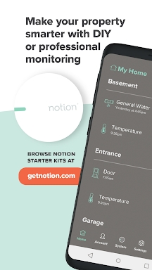 Notion - DIY Smart Monitoring screenshots