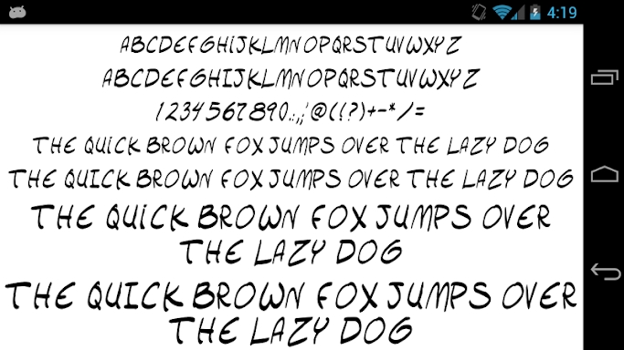 Comic Fonts Message Maker screenshots