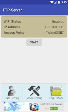 FTP Server screenshots