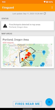 Fireguard Wildfire Tracker screenshots