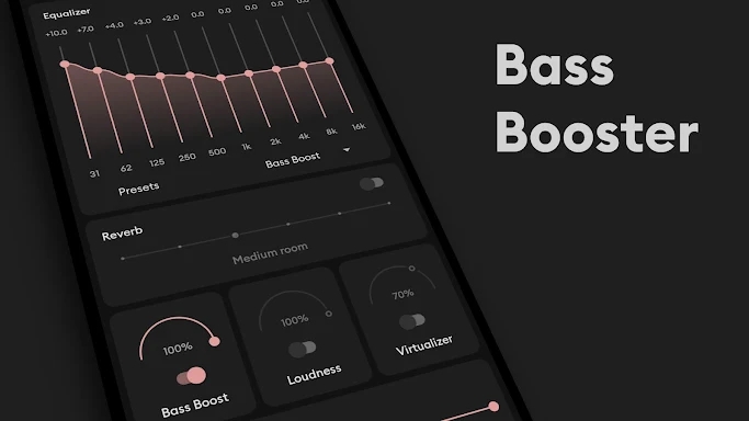Flat Equalizer - Bass Booster screenshots