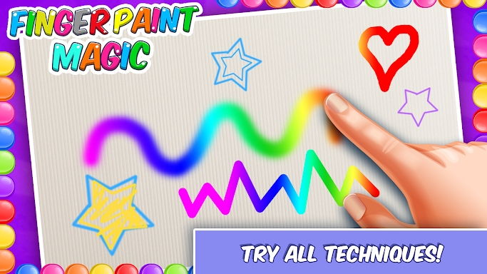 Fingerpaint Magic Draw and Color by Finger screenshots