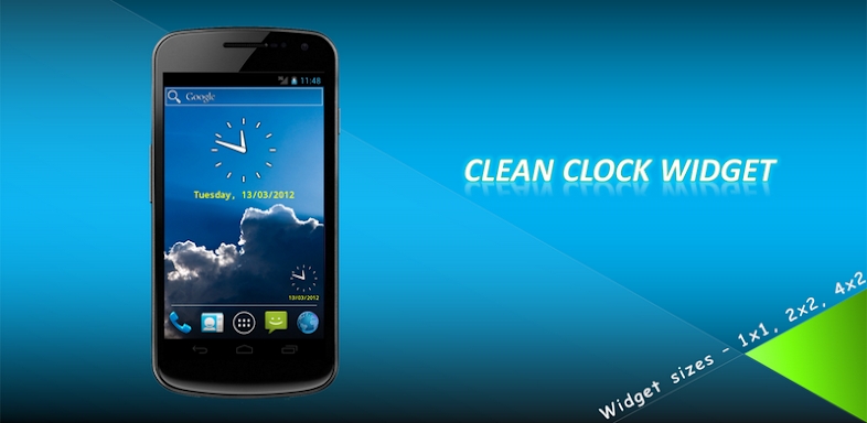 Clean Clock Widget screenshots