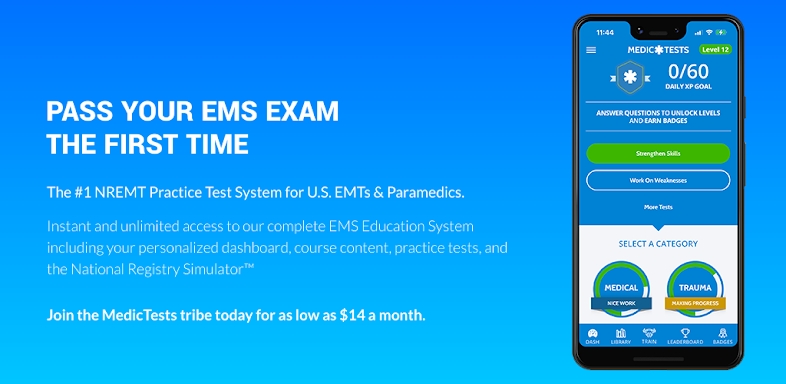 MedicTests 2024 EMS Education screenshots