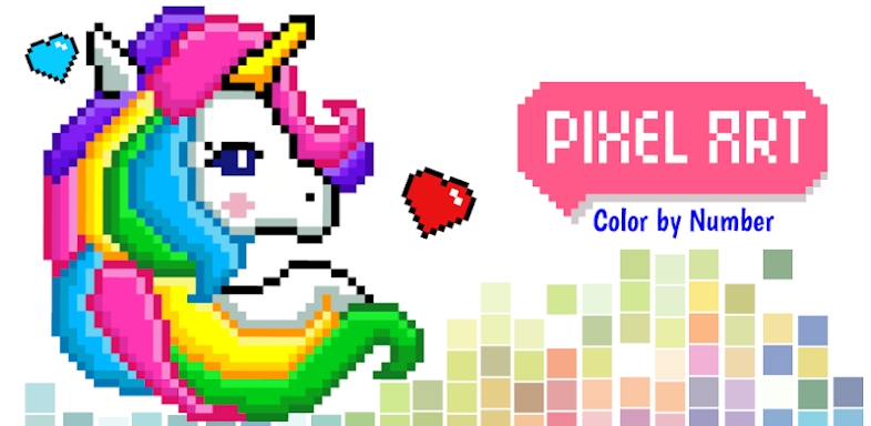 Pixel Art Color by number Game screenshots