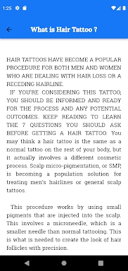 Guide Hair Tattoo screenshots