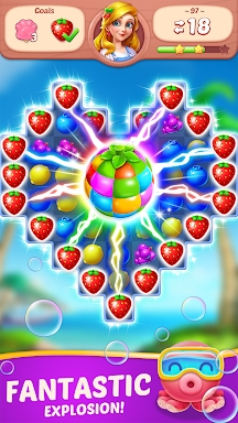 Fruit Diary - Match 3 Games screenshots