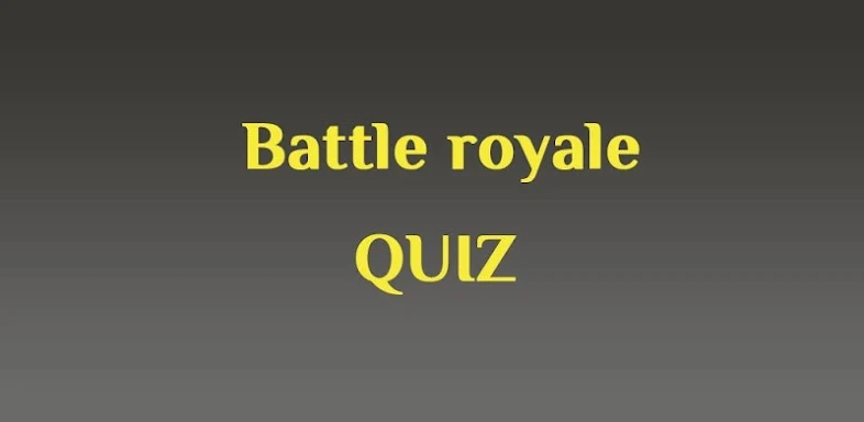 Battle Royale Chapter 3 : Quiz screenshots
