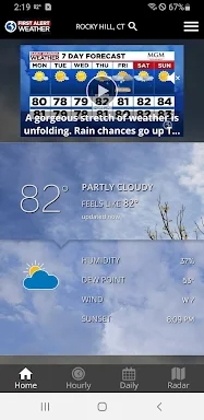 WFSB First Alert Weather screenshots