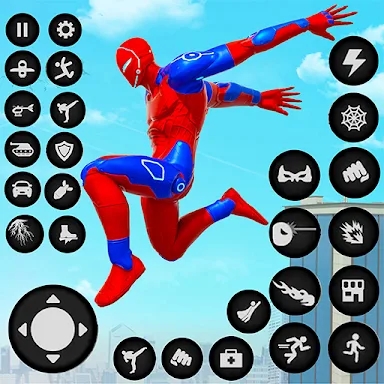 Spider Hero Man Rope Games screenshots