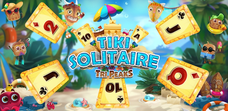 Tiki Solitaire TriPeaks screenshots