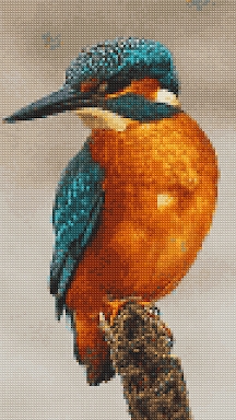 Cross stitch pixel art game screenshots