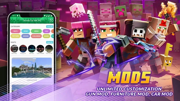 Mods for Minecraft PE - Addons screenshots