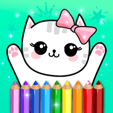 Coloring Pages Kids Games with Animation Effects screenshots