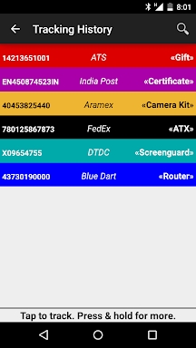 Courier Tracker Multi screenshots