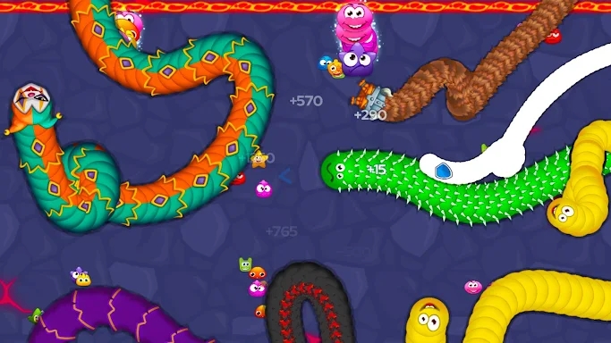 Worm Hunt - Snake game iO zone screenshots