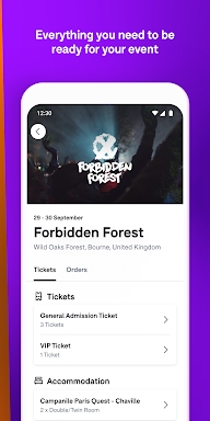 Festicket operated by Lyte screenshots