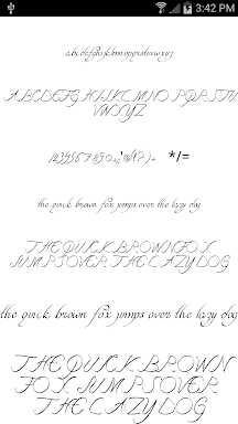 Script Fonts Message Maker screenshots