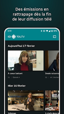 ICI TOU.TV screenshots