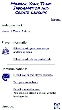 Baseball Fielding Rotation App screenshots
