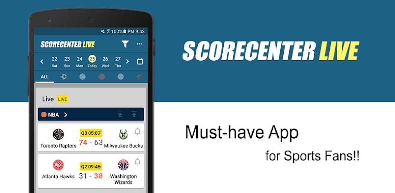 ScoreCenter Live : All sports screenshots