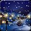 Snow Night City live wallpaper icon