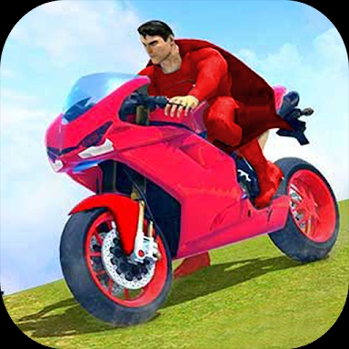 Superhero Bike Stunt Games 3D screenshots